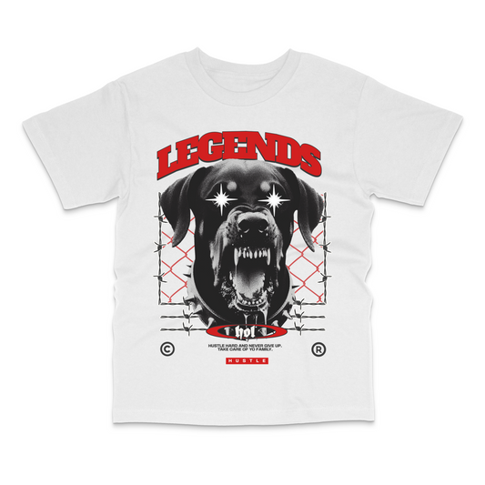 Legend Dawg Tee (White)