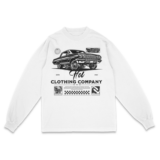 64 Long Sleeve (White)