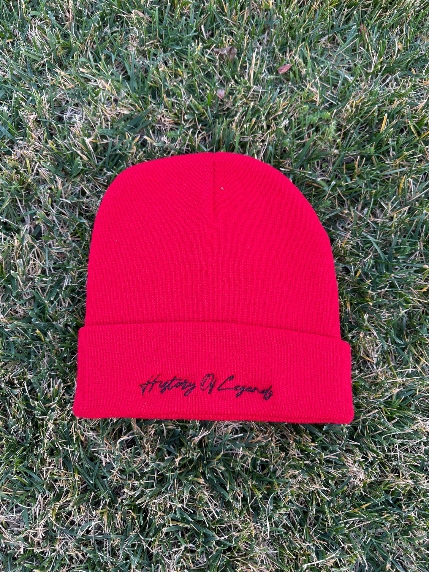 Red History Of Legends Beanie