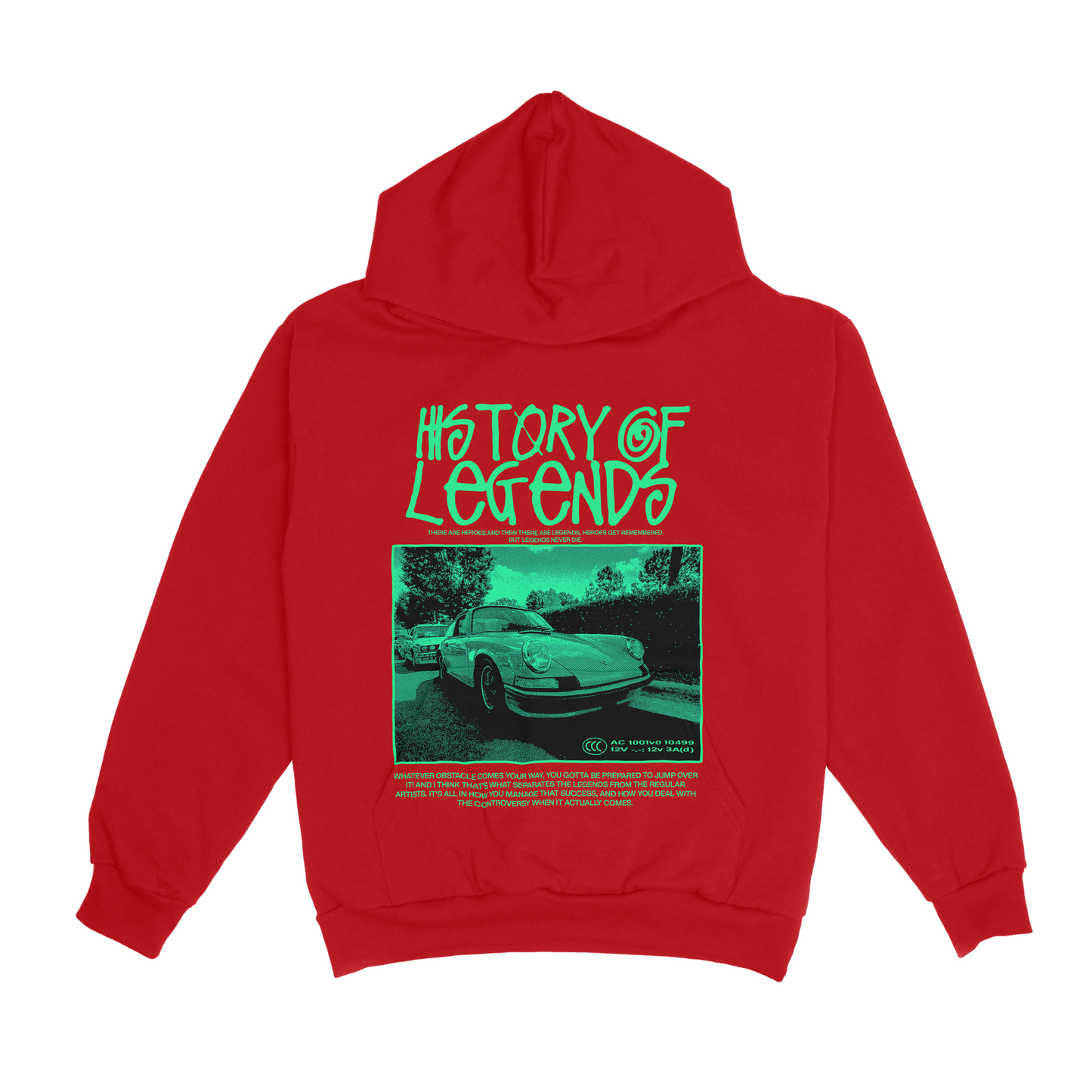 Fly Whips Hoodie (Red)